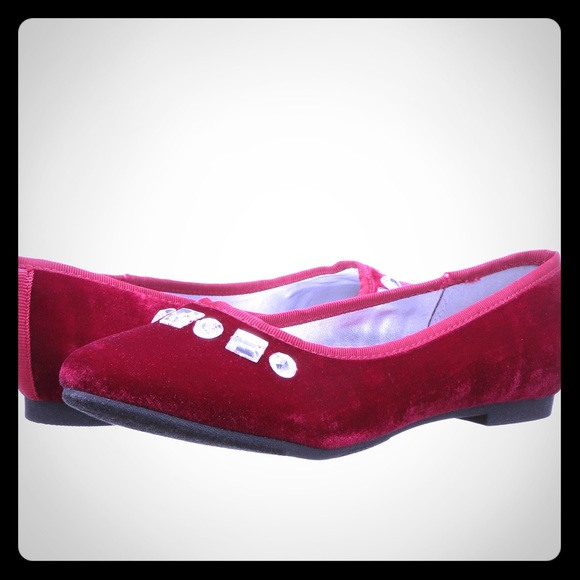 Nine West Other - Nine West red school Girl shoes rhinestone top